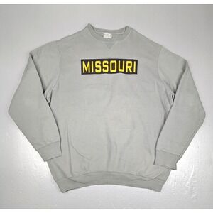 Vintage Port & Company Missouri Tigers Sweatshirt Mens XL Gray‎ Crewneck College